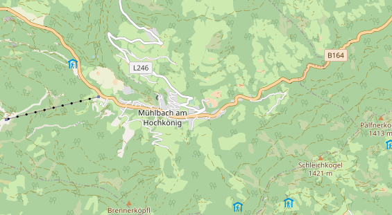 Eventlocations auf Karte