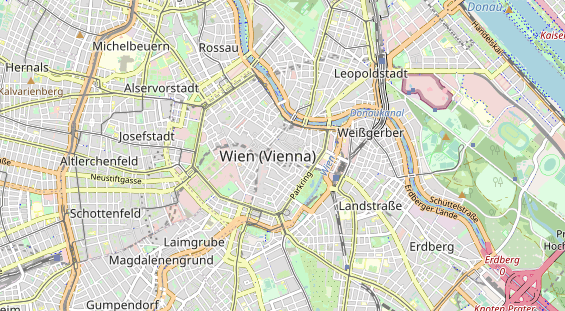 Eventlocations auf Karte