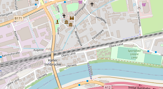 Eventlocations auf Satellitenbild