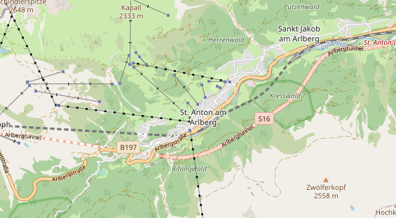 Eventlocations auf Karte