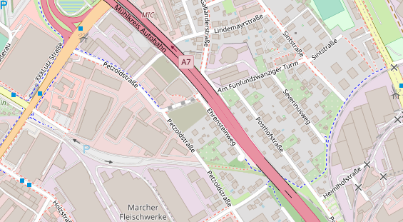 Eventlocations auf Satellitenbild