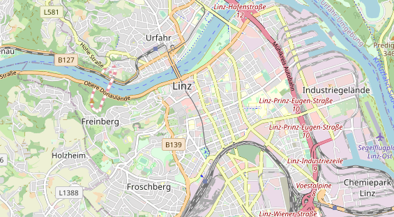 Eventlocations auf Karte