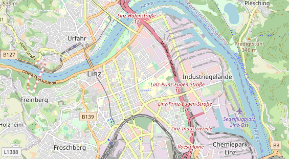 Eventlocations auf Karte