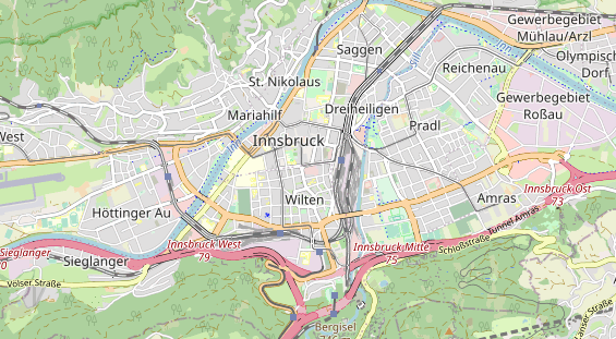 Eventlocations auf Karte
