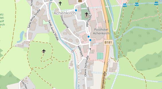 Eventlocations auf Satellitenbild