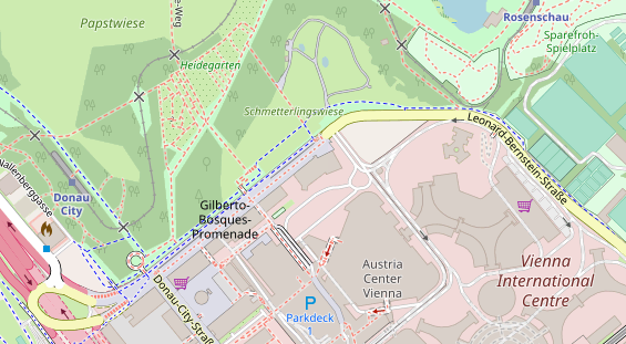 Eventlocations auf Satellitenbild