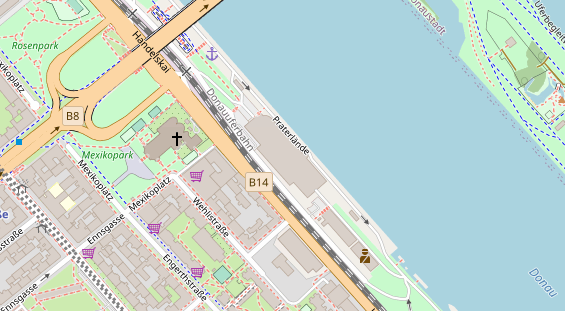 Eventlocations auf Satellitenbild