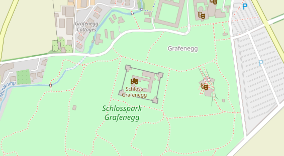 Eventlocations auf Satellitenbild