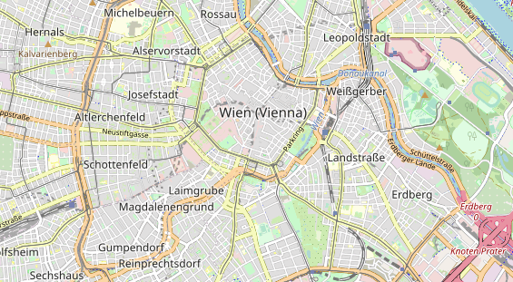 Eventlocations auf Karte