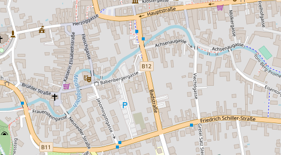 Eventlocations auf Satellitenbild