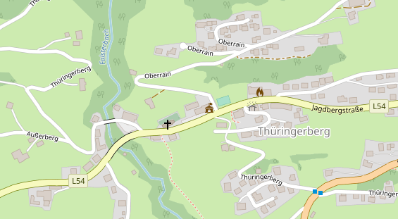 Eventlocations auf Satellitenbild