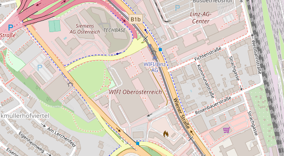 Eventlocations auf Satellitenbild