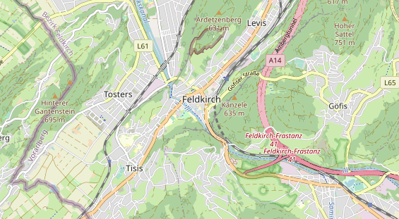 Eventlocations auf Karte