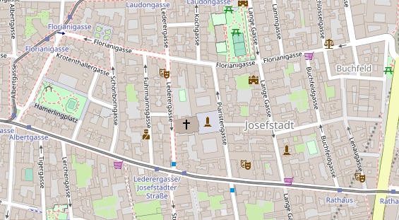 Eventlocations auf Satellitenbild