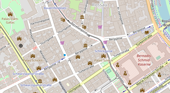 Eventlocations auf Satellitenbild