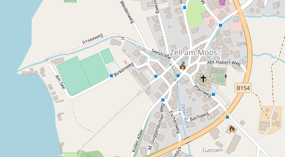 Eventlocations auf Satellitenbild