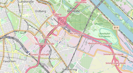 Eventlocations auf Karte