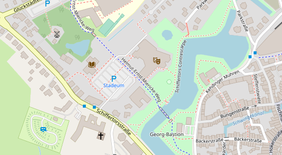 Eventlocations auf Satellitenbild