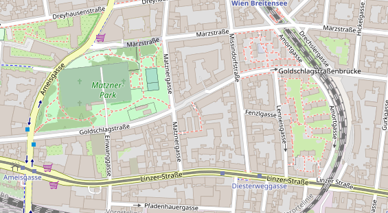 Eventlocations auf Satellitenbild