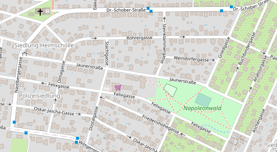 Eventlocations auf Satellitenbild