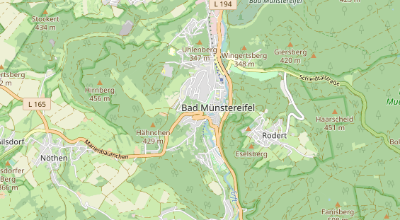 Eventlocations auf Karte