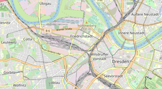 Mobile Infrastruktur auf Karte