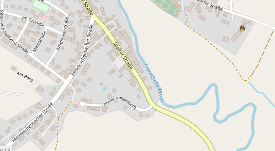 Mobile Infrastruktur auf Satellitenbild