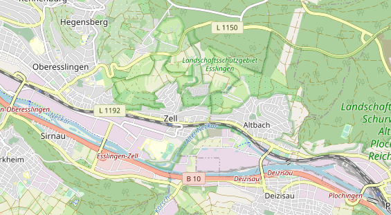 Mobile Infrastruktur auf Karte