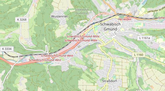 Mobile Infrastruktur auf Karte