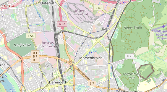 Mobile Infrastruktur auf Karte