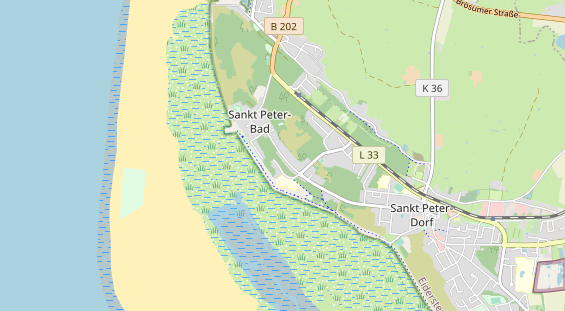 Dekoration auf Karte
