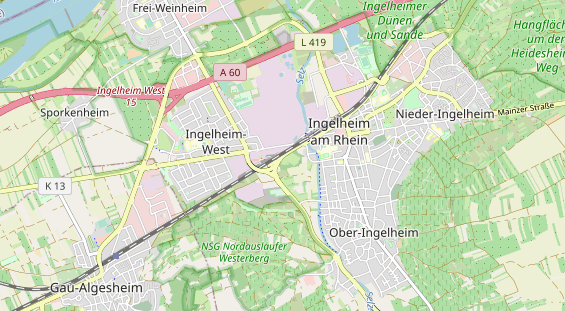 Dekoration auf Karte