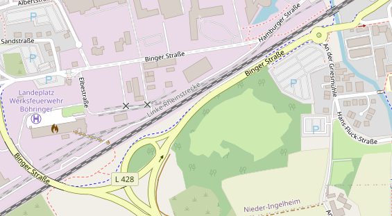 Dekoration auf Satellitenbild