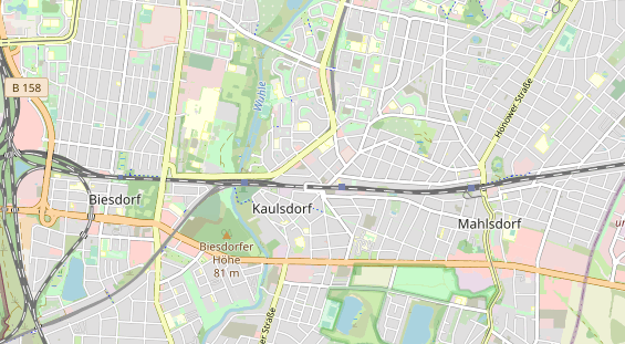 Dekoration auf Karte