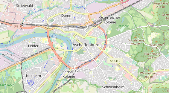 Dekoration auf Karte