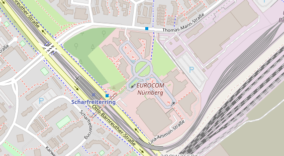 Dekoration auf Satellitenbild