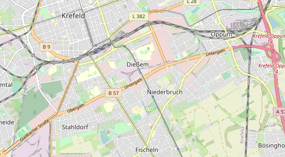 Dekoration auf Karte