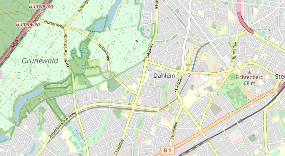 Dekoration auf Karte