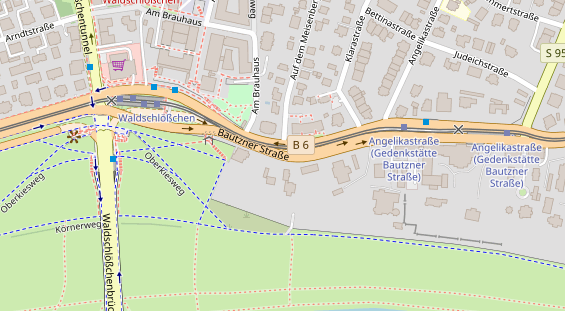 Dekoration auf Satellitenbild