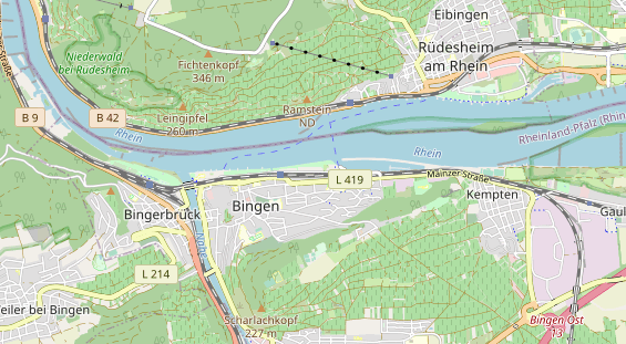 Dekoration auf Karte