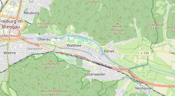 Dekoration auf Karte