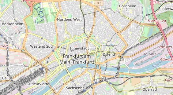 Dekoration auf Karte