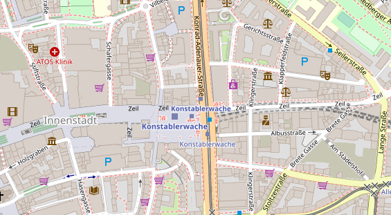 Dekoration auf Satellitenbild