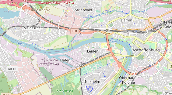 Dekoration auf Karte