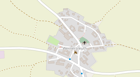 Showproduktion auf Satellitenbild