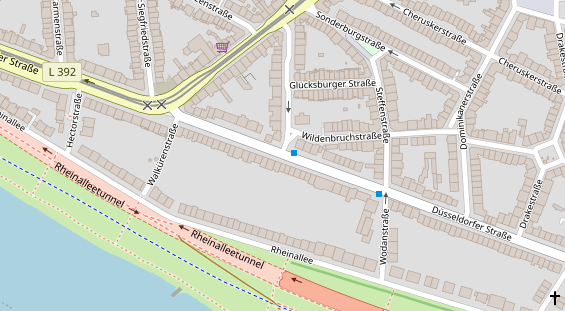 Showproduktion auf Satellitenbild