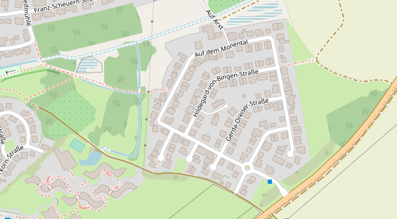 Showproduktion auf Satellitenbild