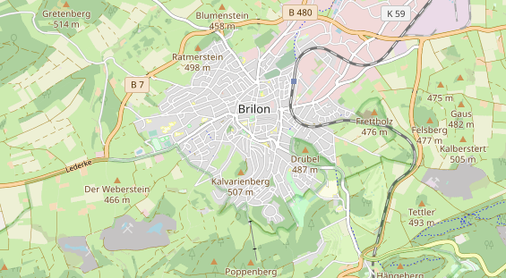 Tagungshotels auf Karte