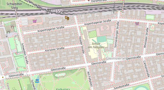 Showproduktion auf Satellitenbild