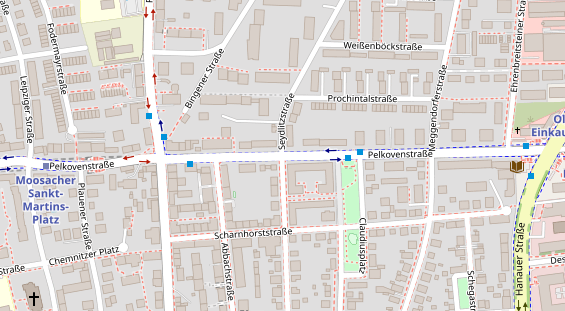 Werbemittel auf Satellitenbild